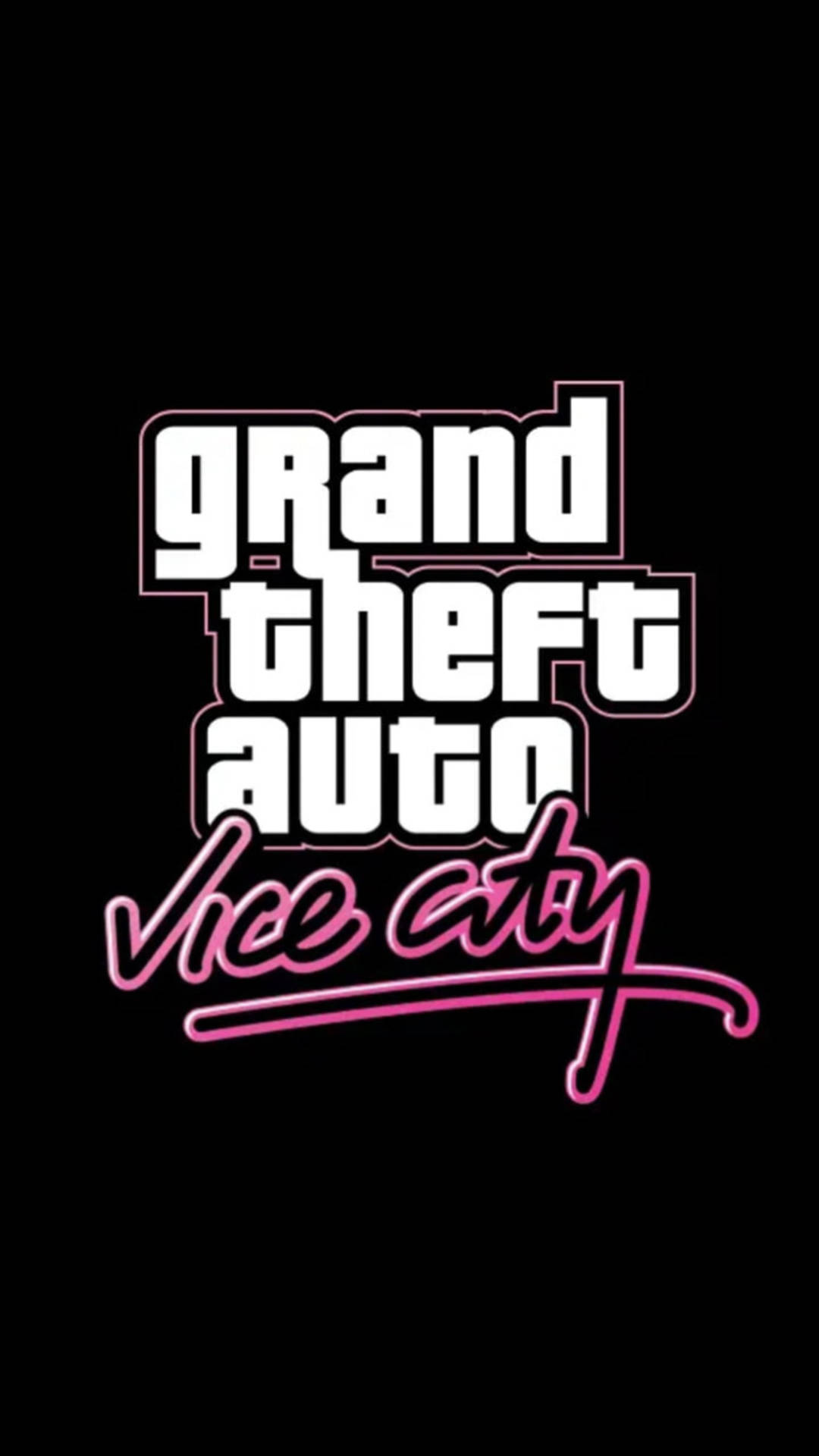 Gta Iphone Vice City Black Background Background