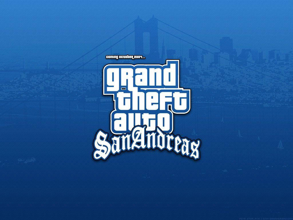 Gta San Andreas Blue Background Background