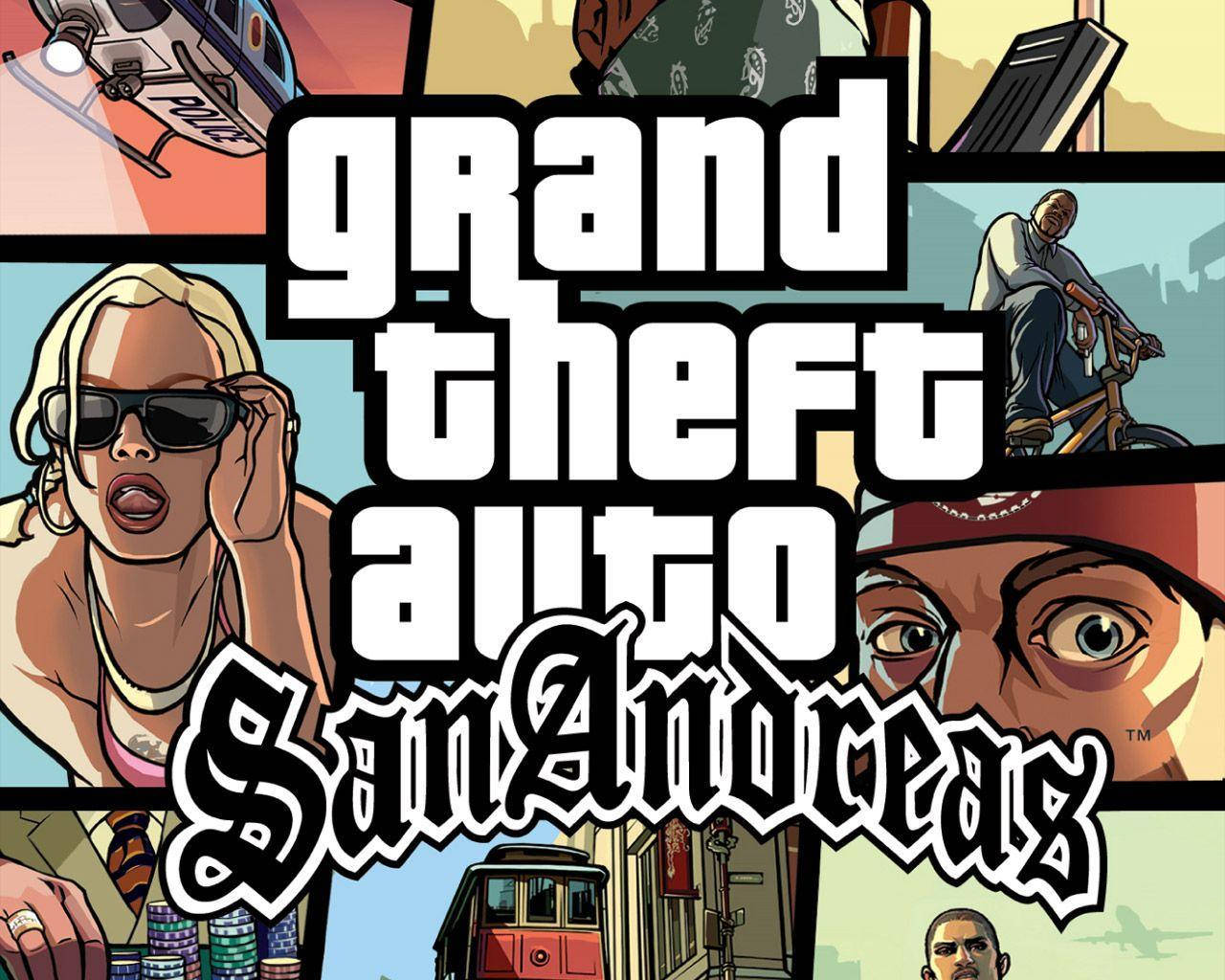 Gta San Andreas Classic Title Scene Background