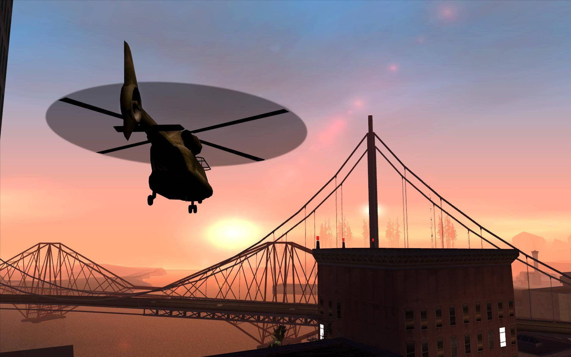 Gta San Andreas Helicopter Background