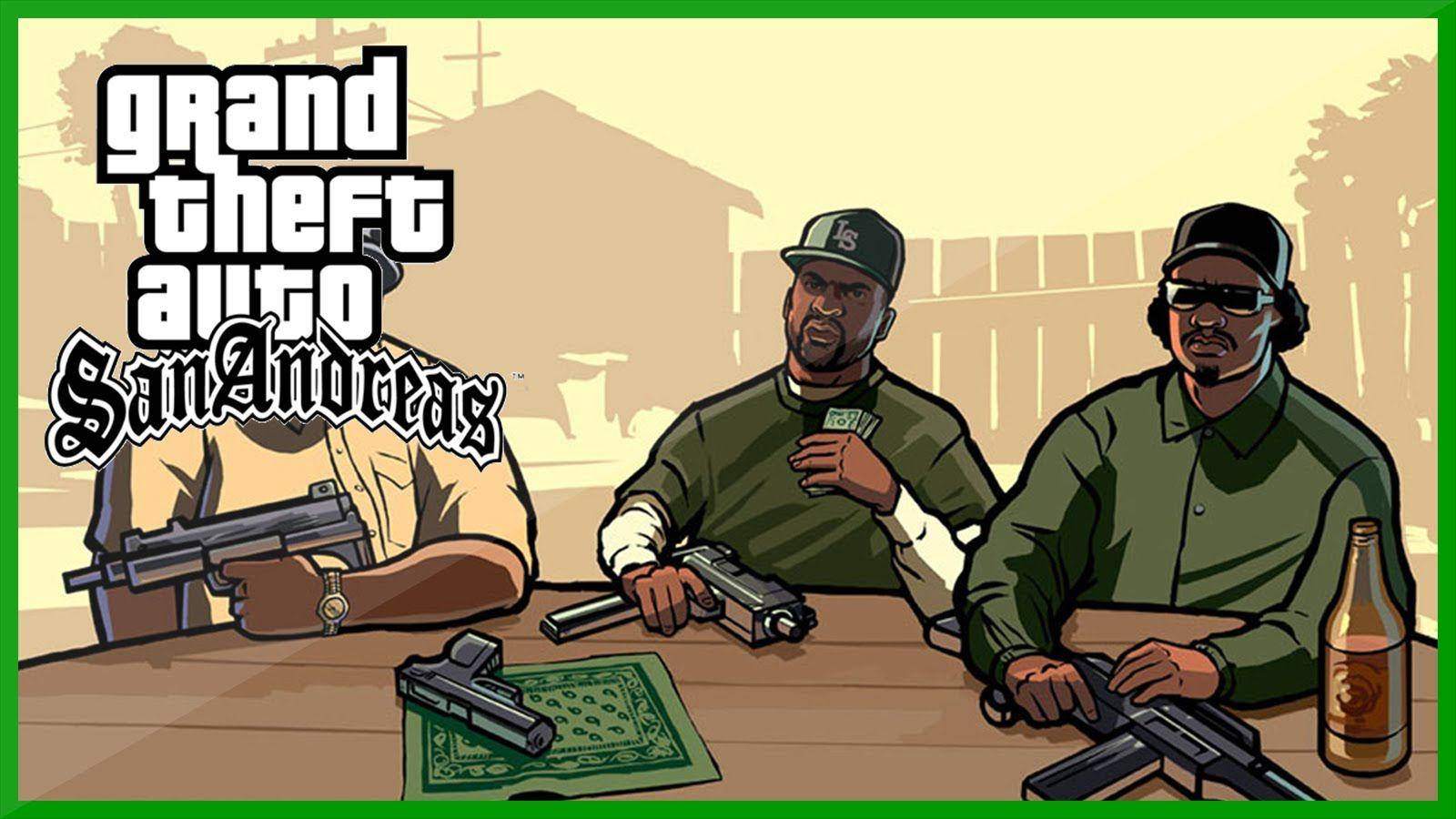 Gta San Andreas Men Gambling Background