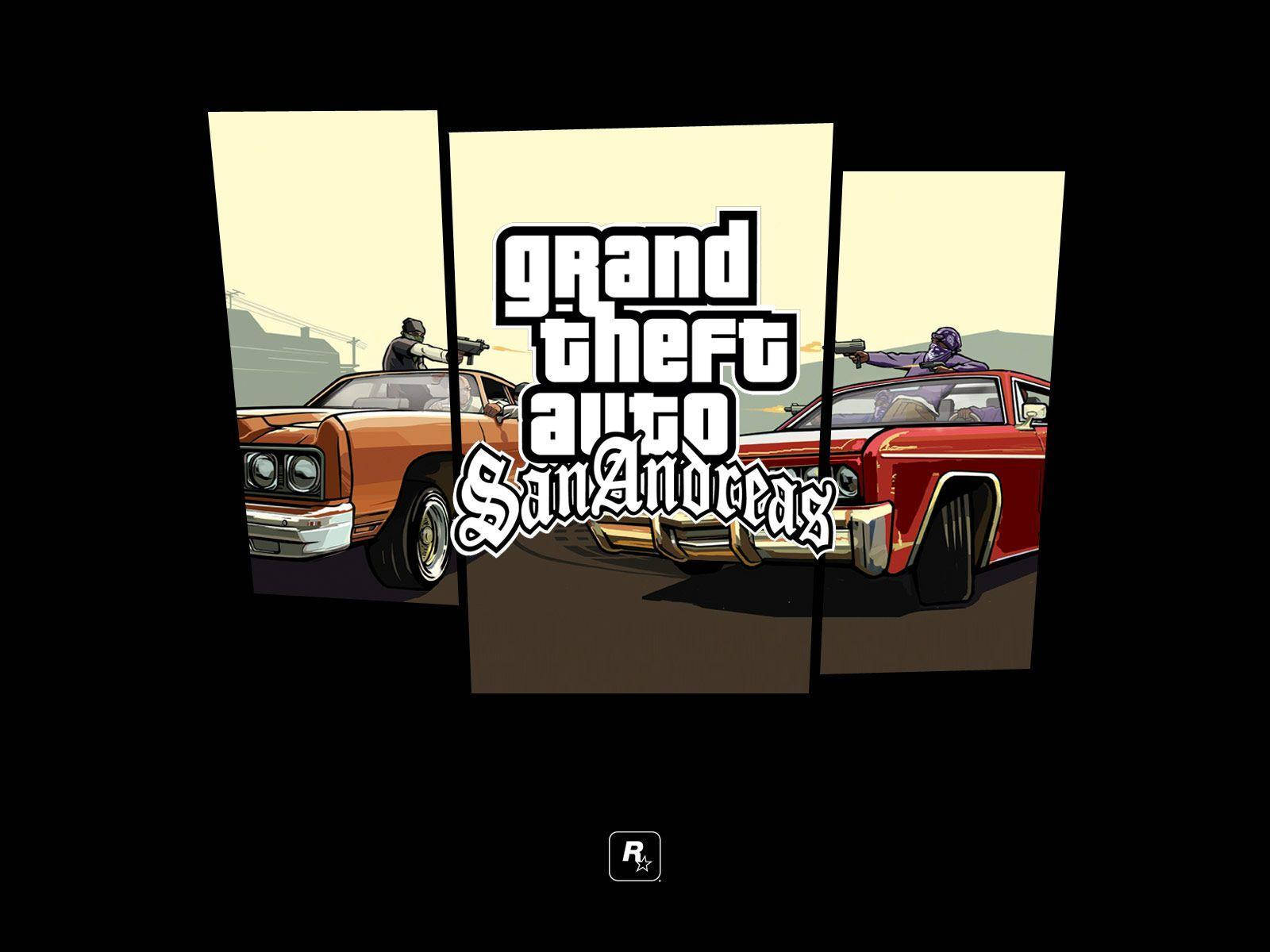 Gta San Andreas Red Cars Background