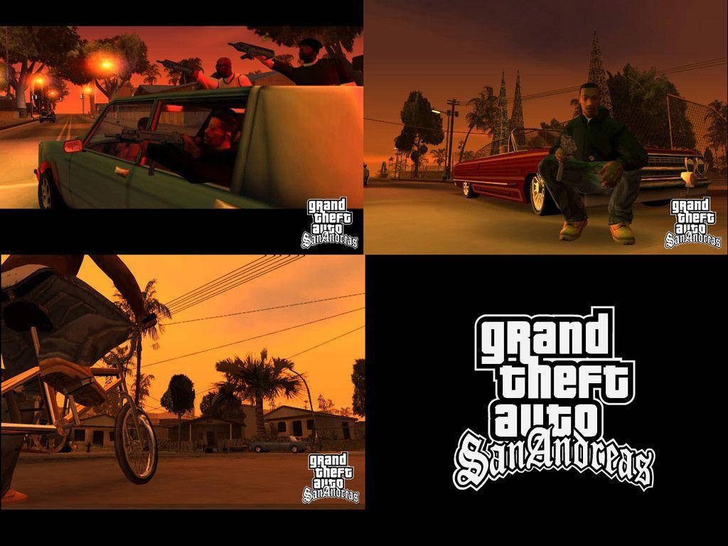 Gta San Andreas Sunset Collage Background