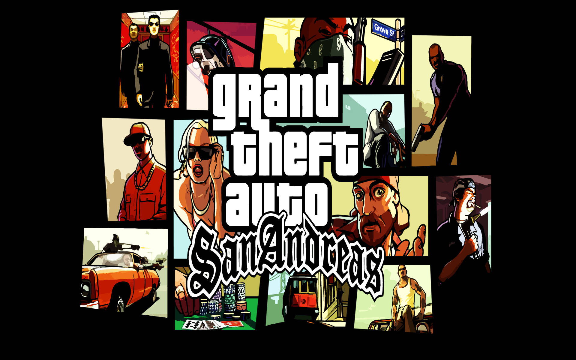 Gta San Andreas Title Sequence Background