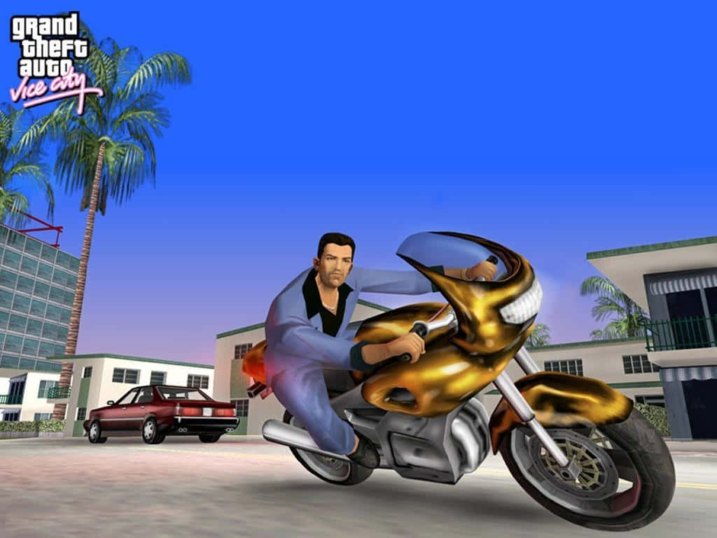 Gta Vc Biker Tommy Vercetti Background