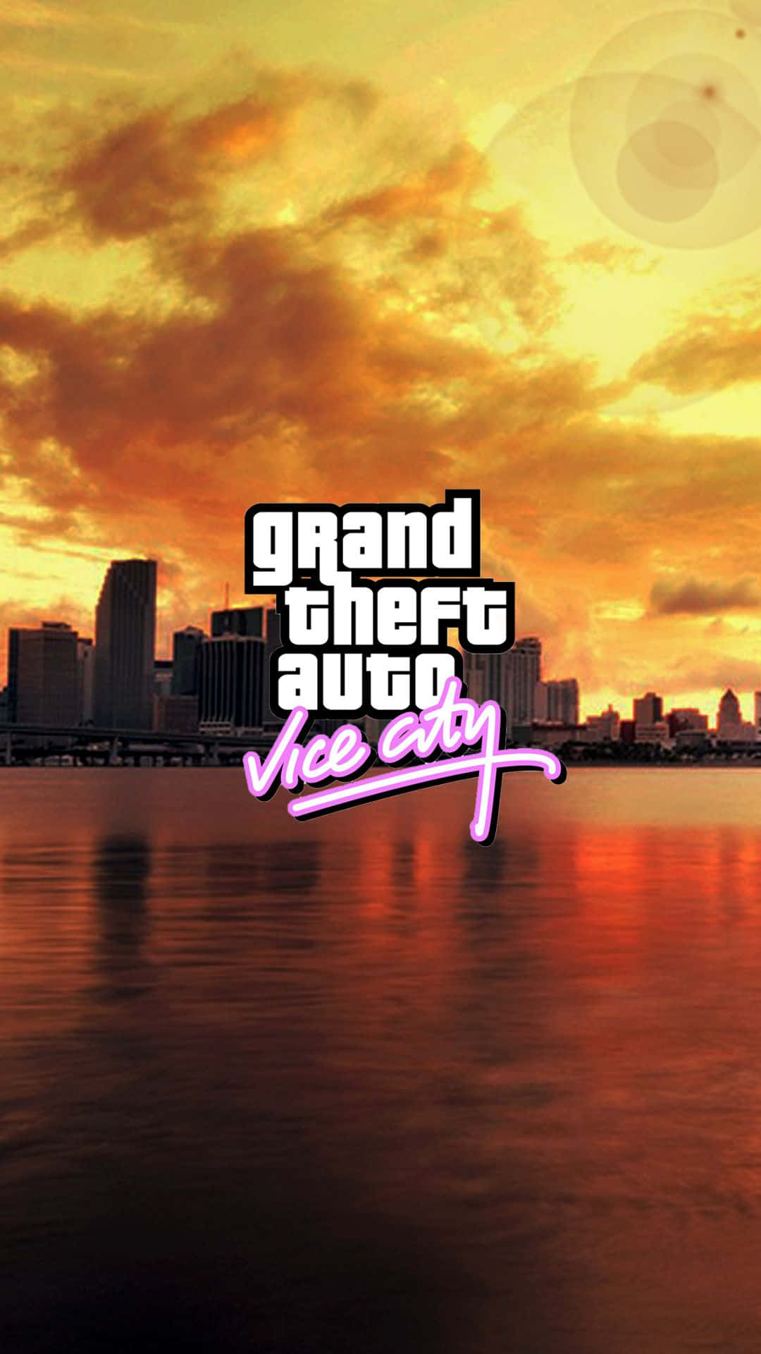 Gta Vc Skyline Sunset Background