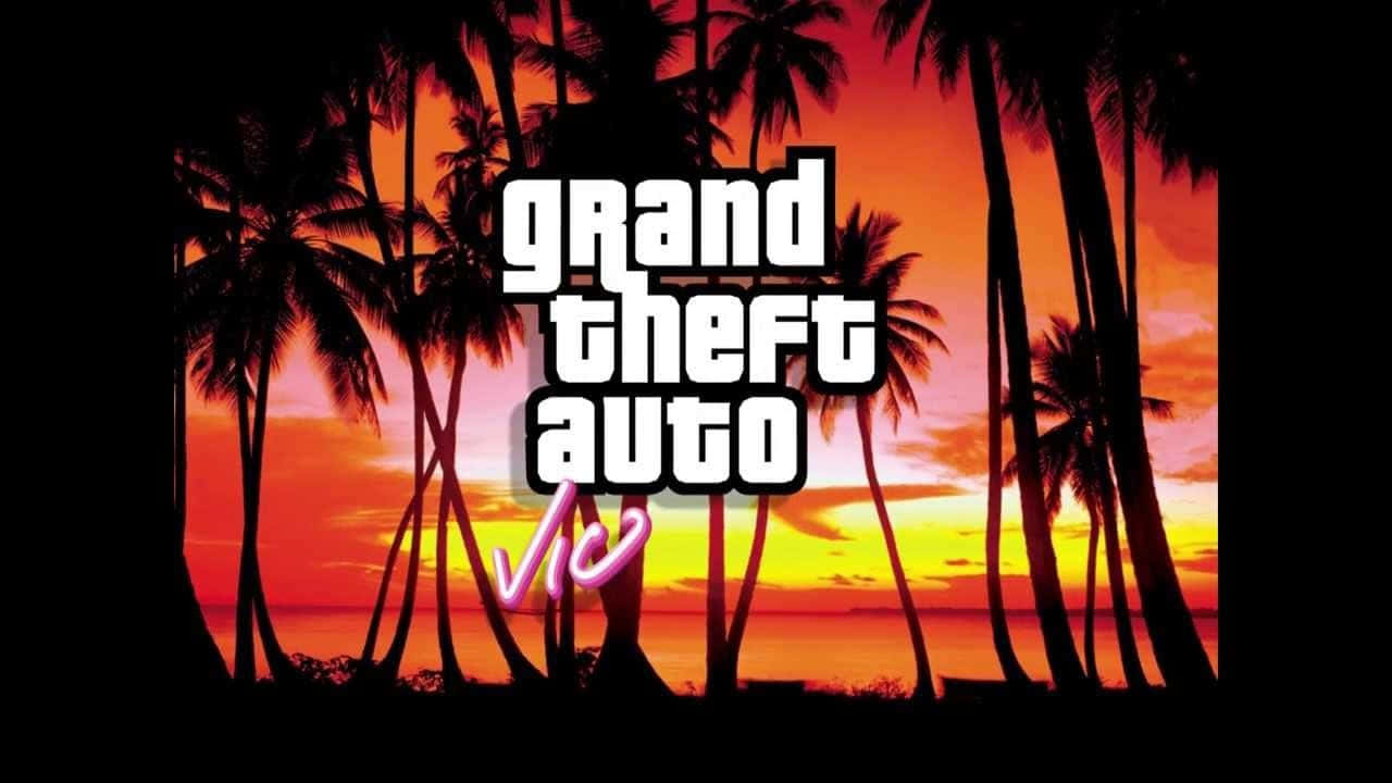 Gta Vc Sunset Silhouette Background