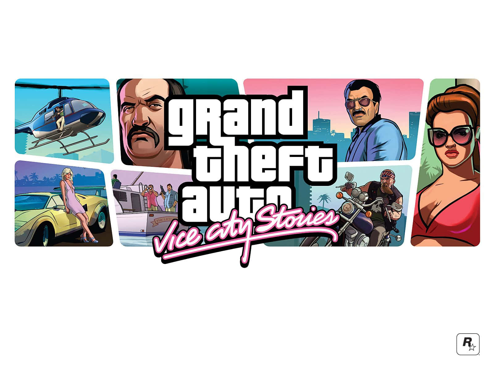 Gta Vc White Collage Background
