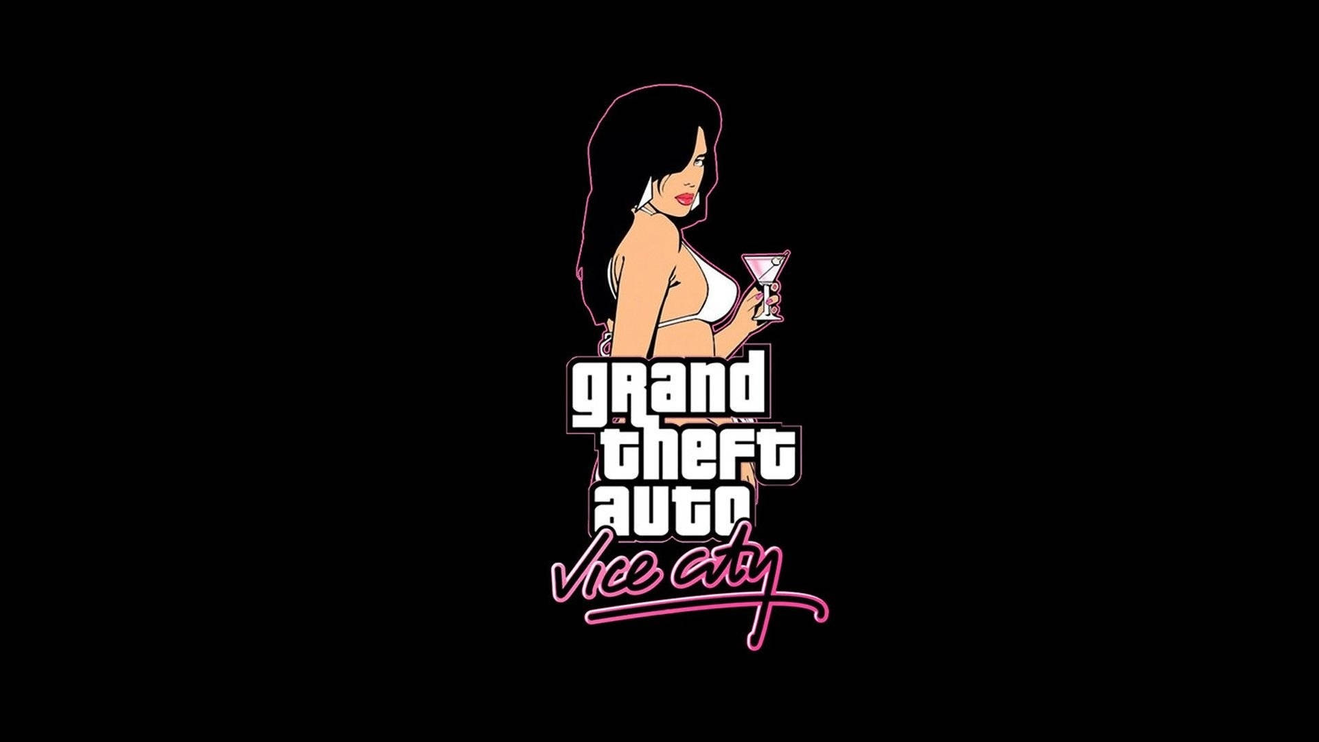 Gta Vice City Game Cover Art Background