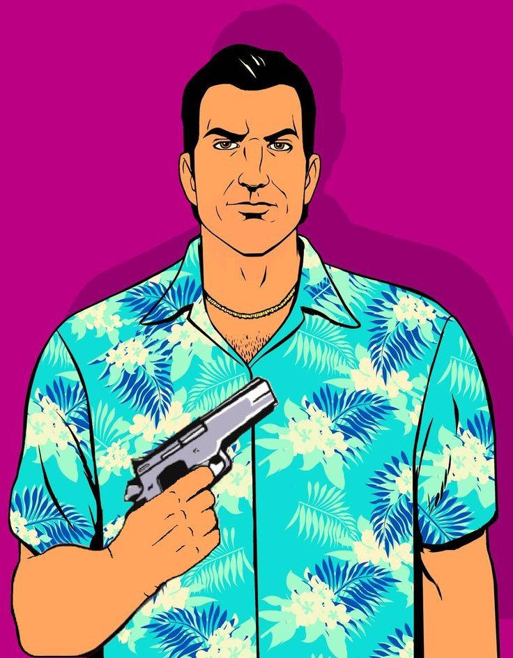 Gta Vice City Gang Member Tommy Background