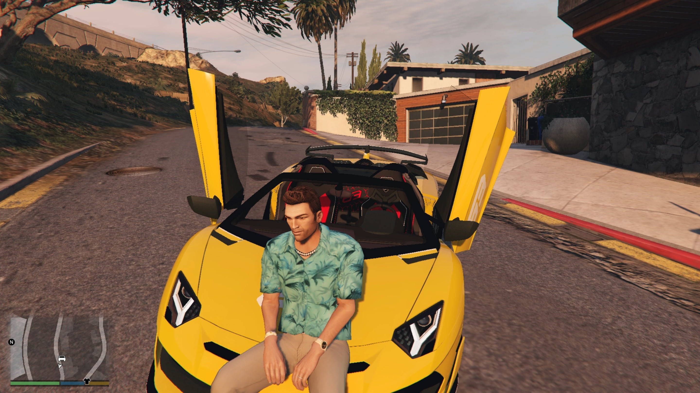 Gta Vice City Tommy's Lamborghini Background