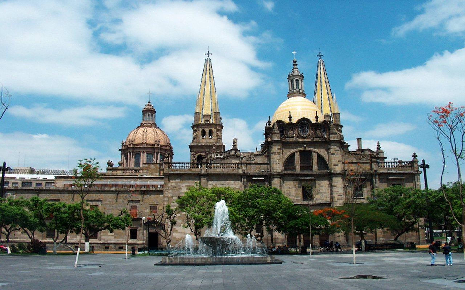 Guadalajara With Cloudy Sky Background