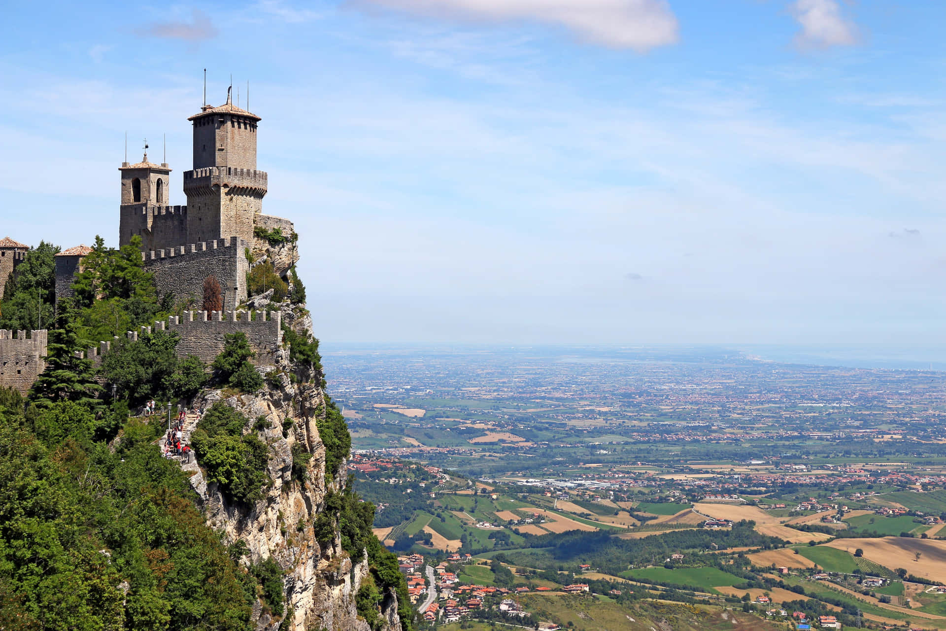 Guaita Tower Overlooks San Marino
