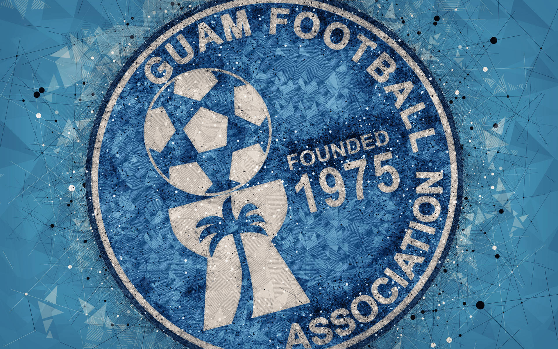 Guam Football Association Symbol Background