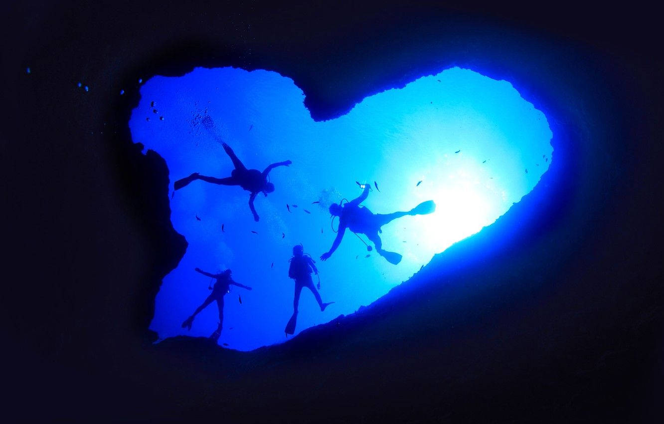 Guam Heart Blue Hole