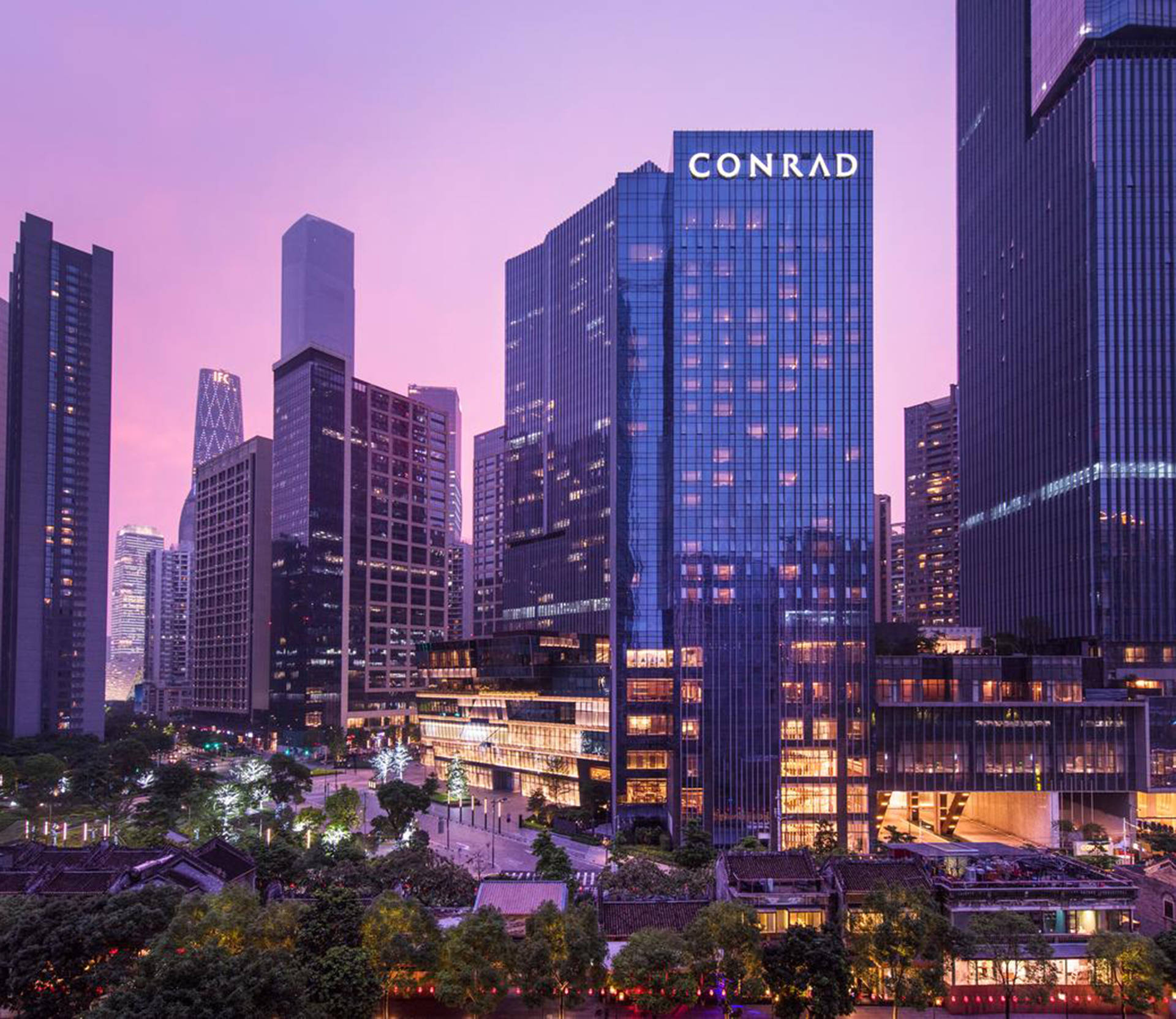 Guangzhou Conrad Hotel Background