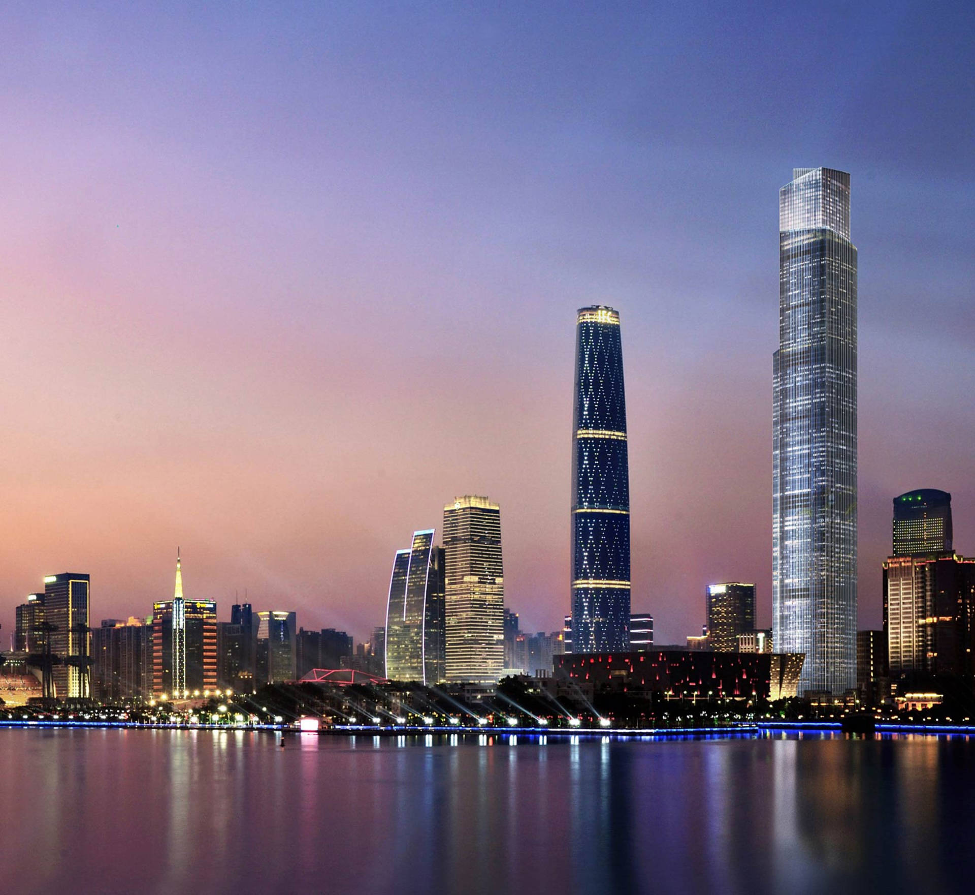 Guangzhou Ctf Finance Centre Background