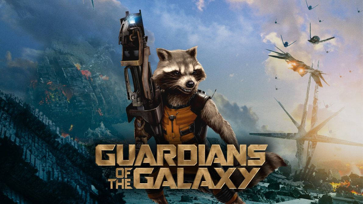 Guardians Of The Galaxy Rocket Background