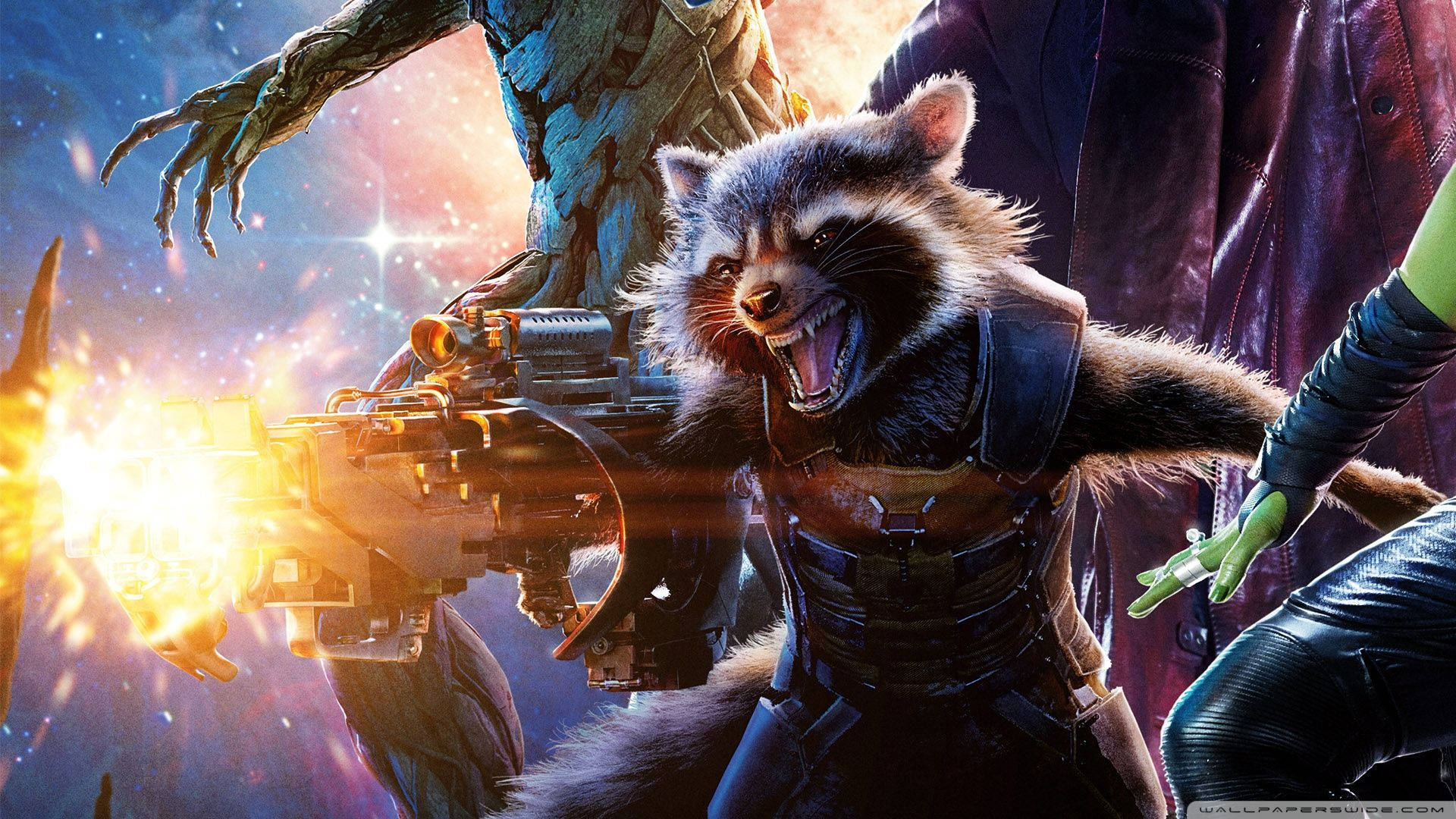 Guardians Of The Galaxy Rocket Raccoon Background