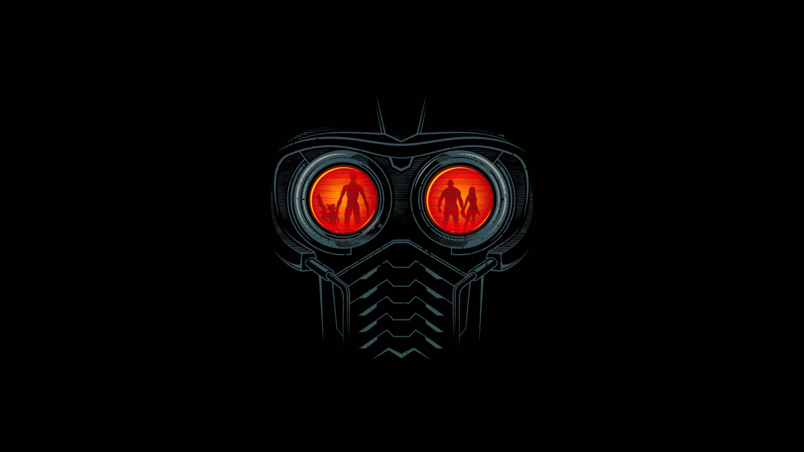 Guardians Of The Galaxy Star-lord Mask Background
