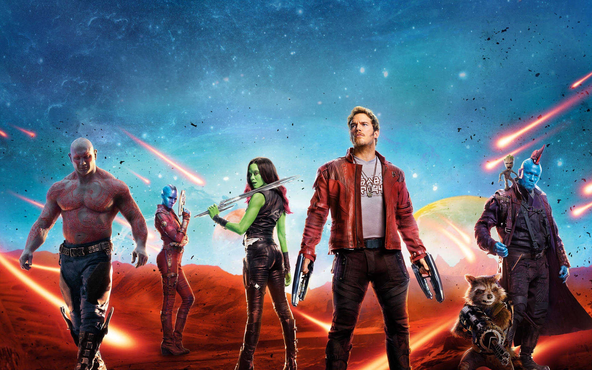 Guardians Of The Galaxy Vol. 2 Lasers Background