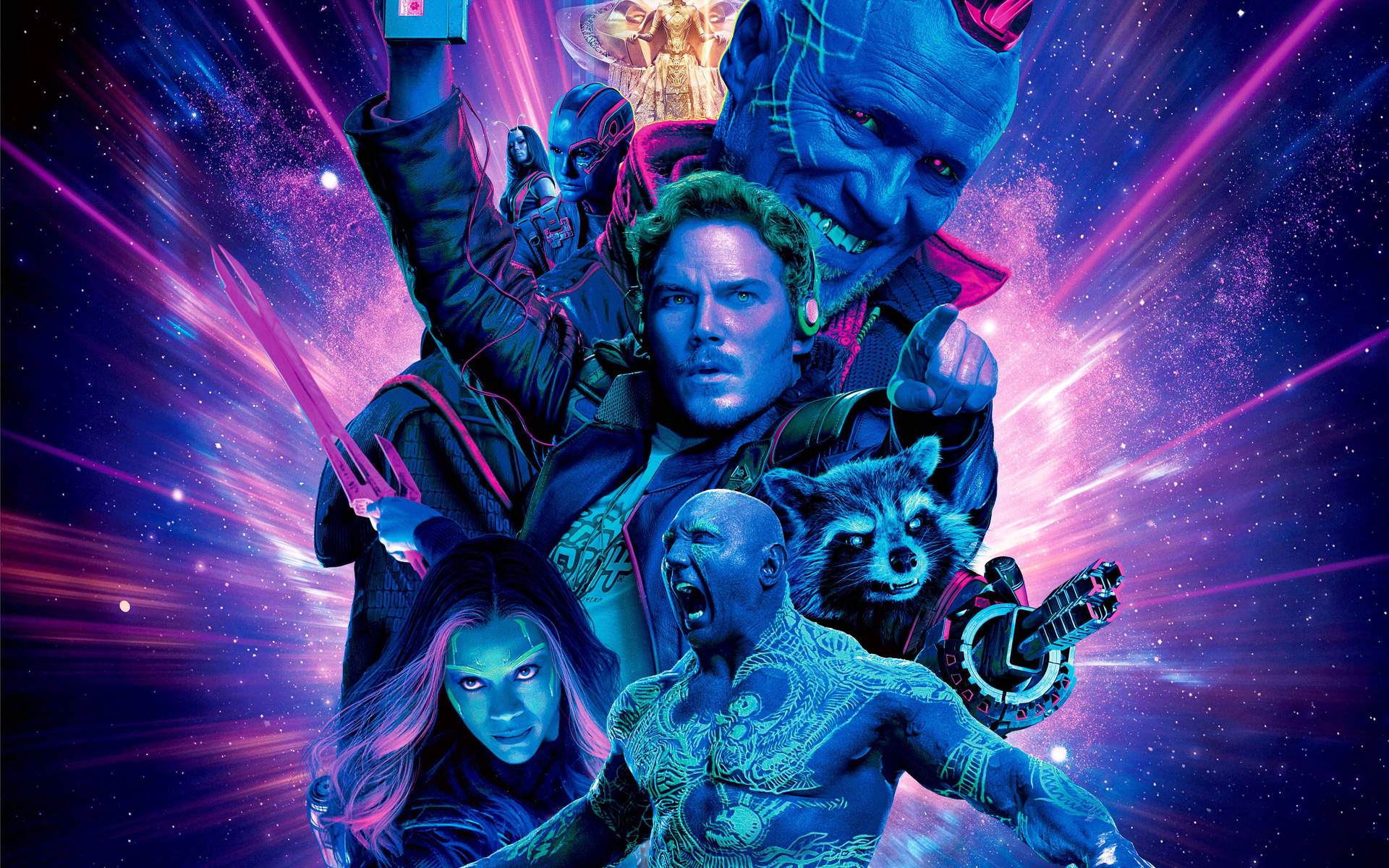 Guardians Of The Galaxy With Yondu Background