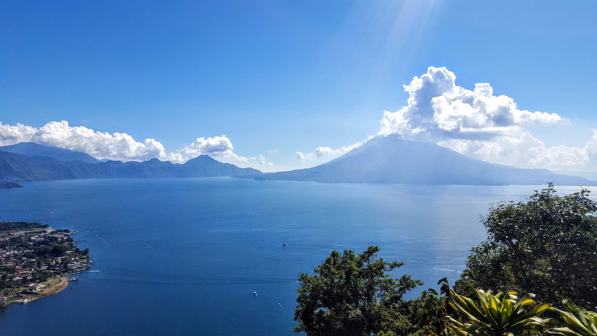 Guatemala Lake Atitlan Background