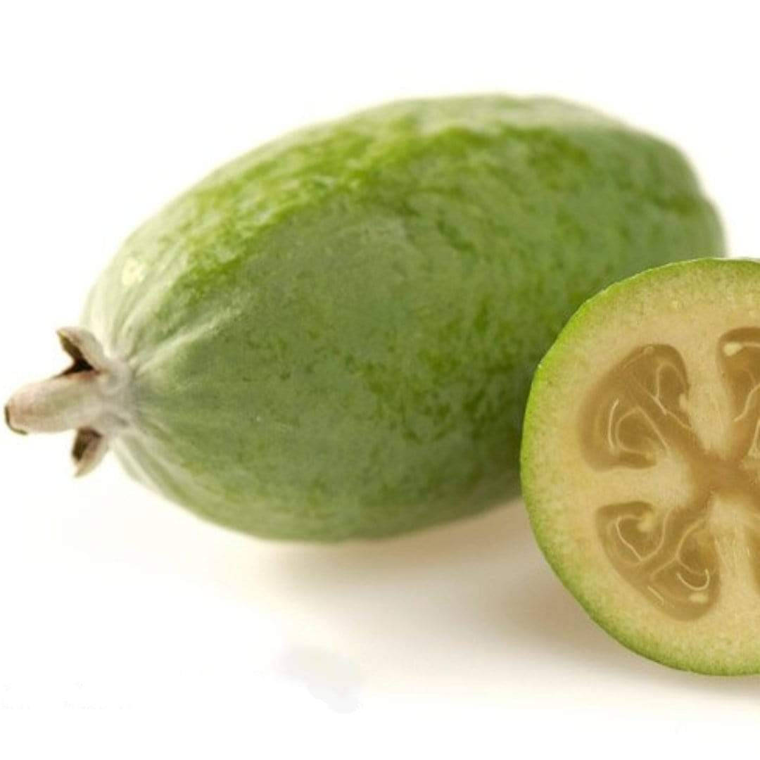 Guava Pineapple With Half Background