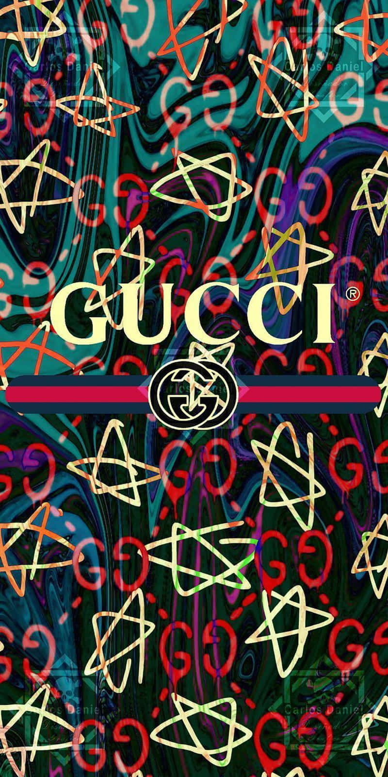 Gucci - Gucci - Abstract Art By Sarah Mcdonald Background