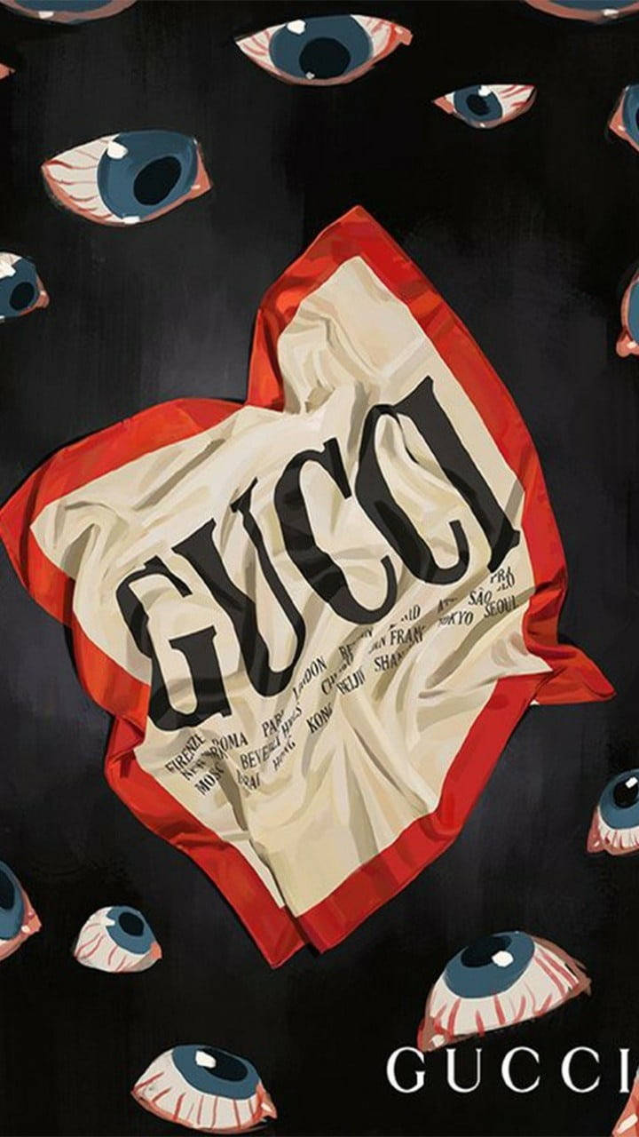 Gucci Iphone Eyes Background