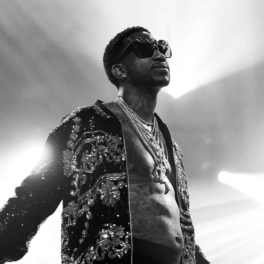 Gucci Mane Performing On Stage Background