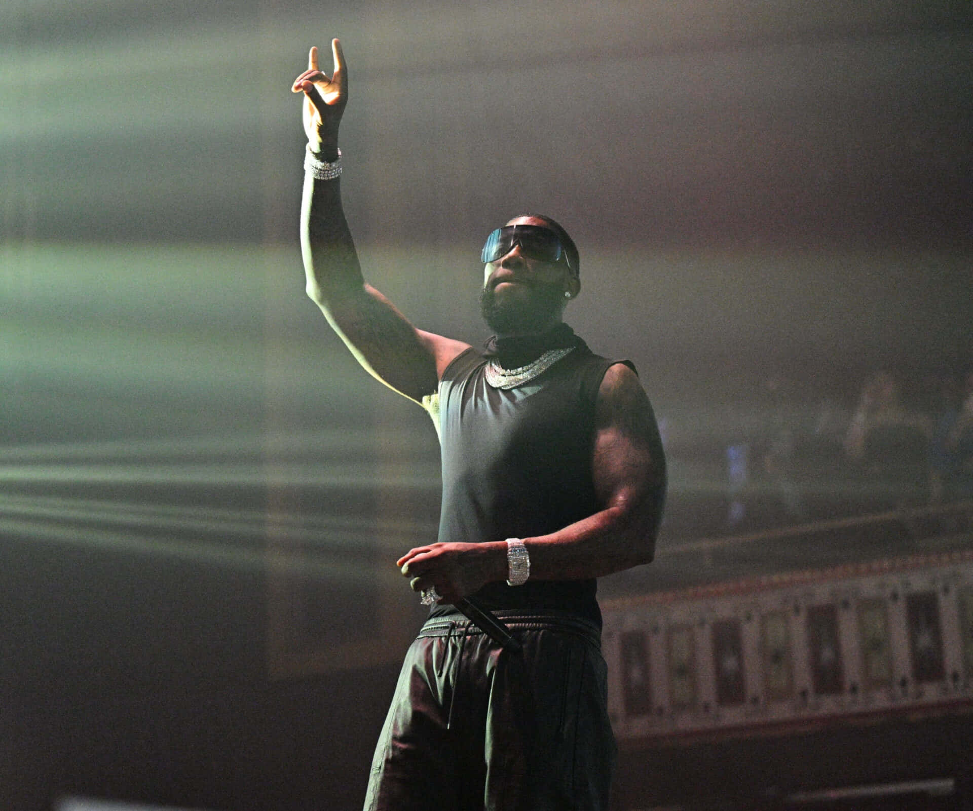 Gucci Mane Performingon Stage Background