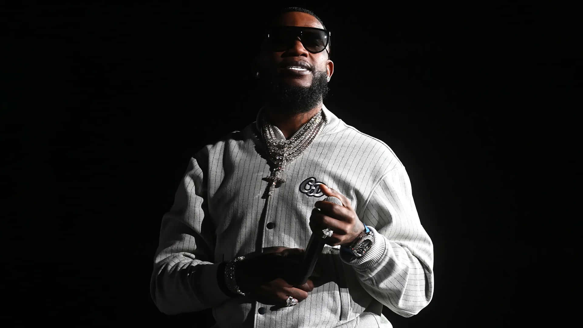 Gucci Mane Smilingwith Champagne