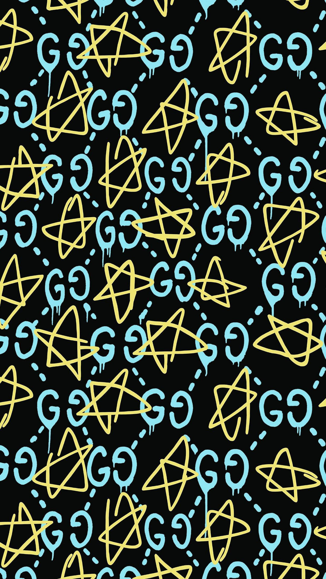 Gucci Pattern Doodle Background