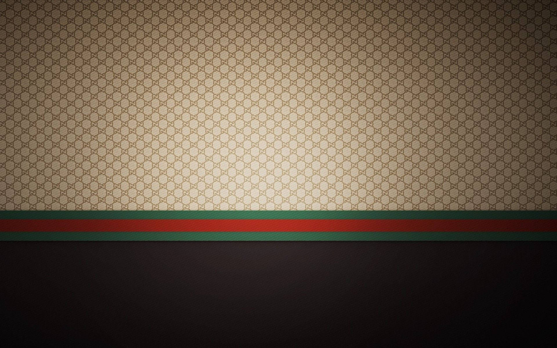 Gucci Pattern With Vignette Effect Background