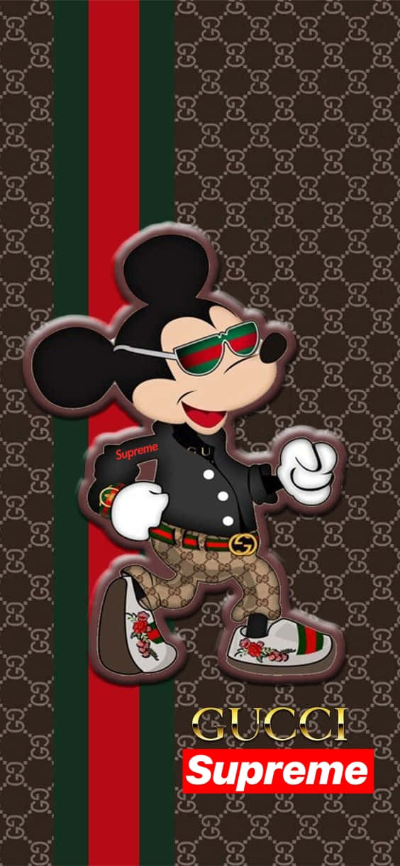 Gucci X Supreme Collection For The Trendy Streetwear Lovers. Background