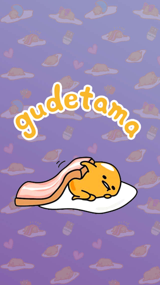 Gudetama Making A Phone Call Background