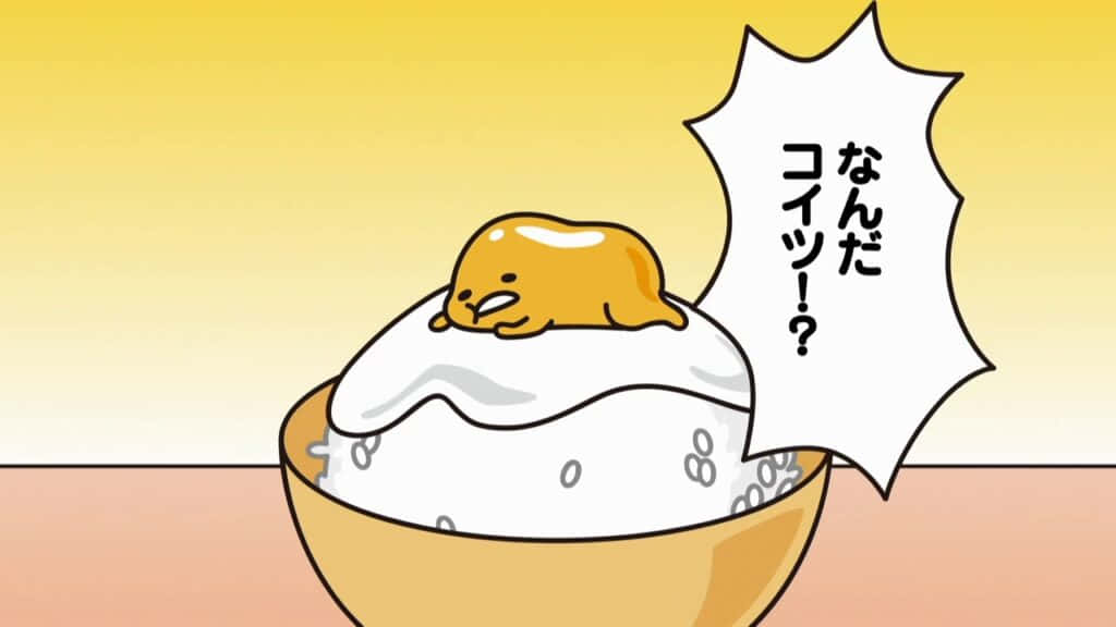 Gudetama Themed Computer For Fun And Entertainment Background