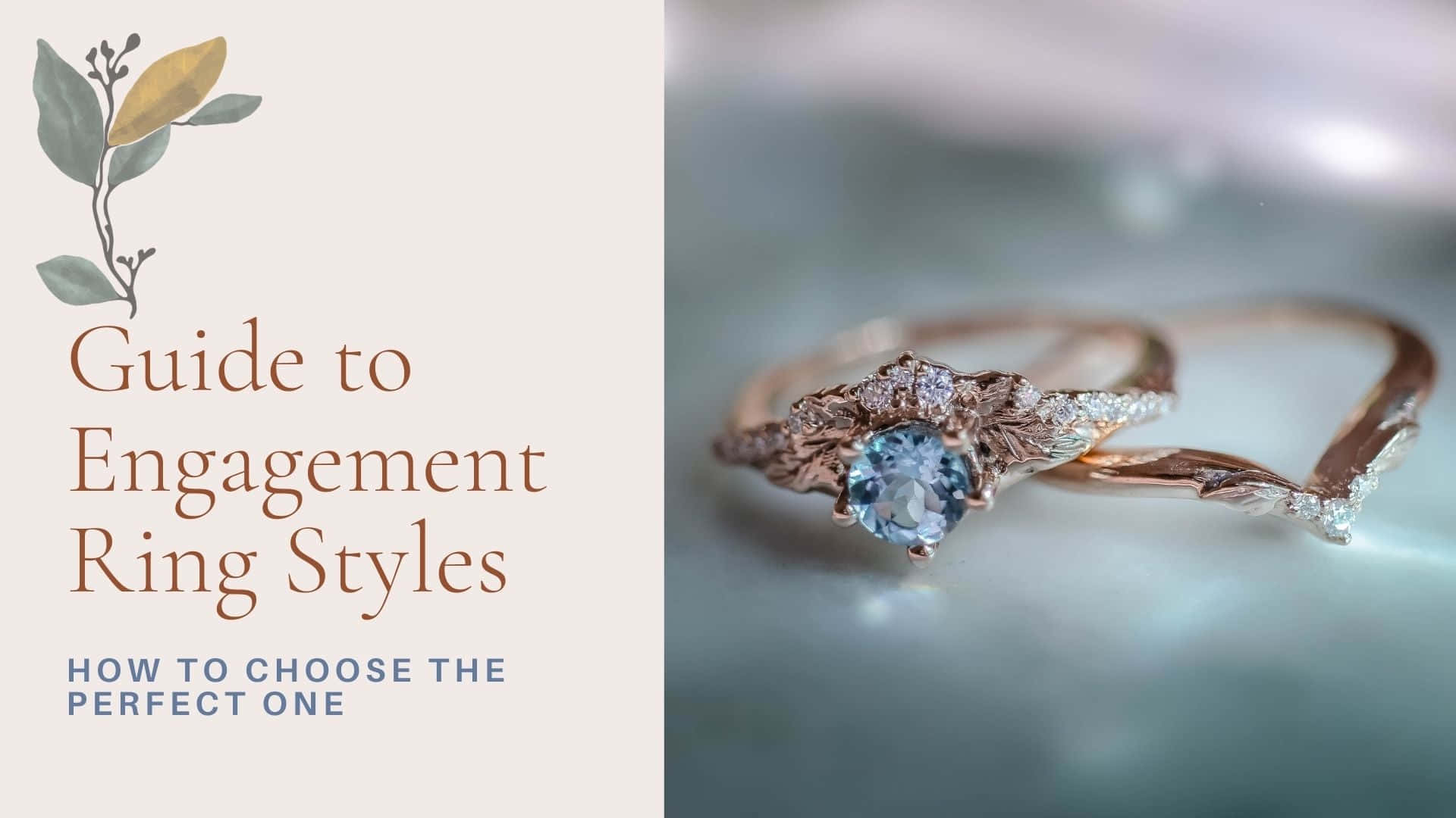 Guide To Engagement Styles Rings Background