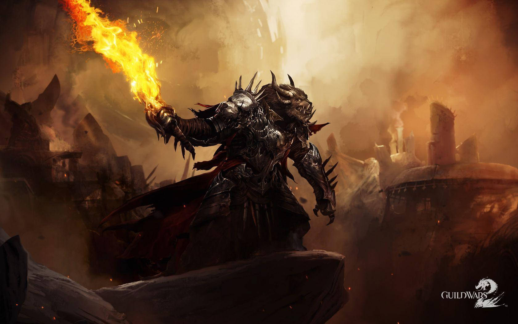 Guild Wars 2 Charr Torch Background