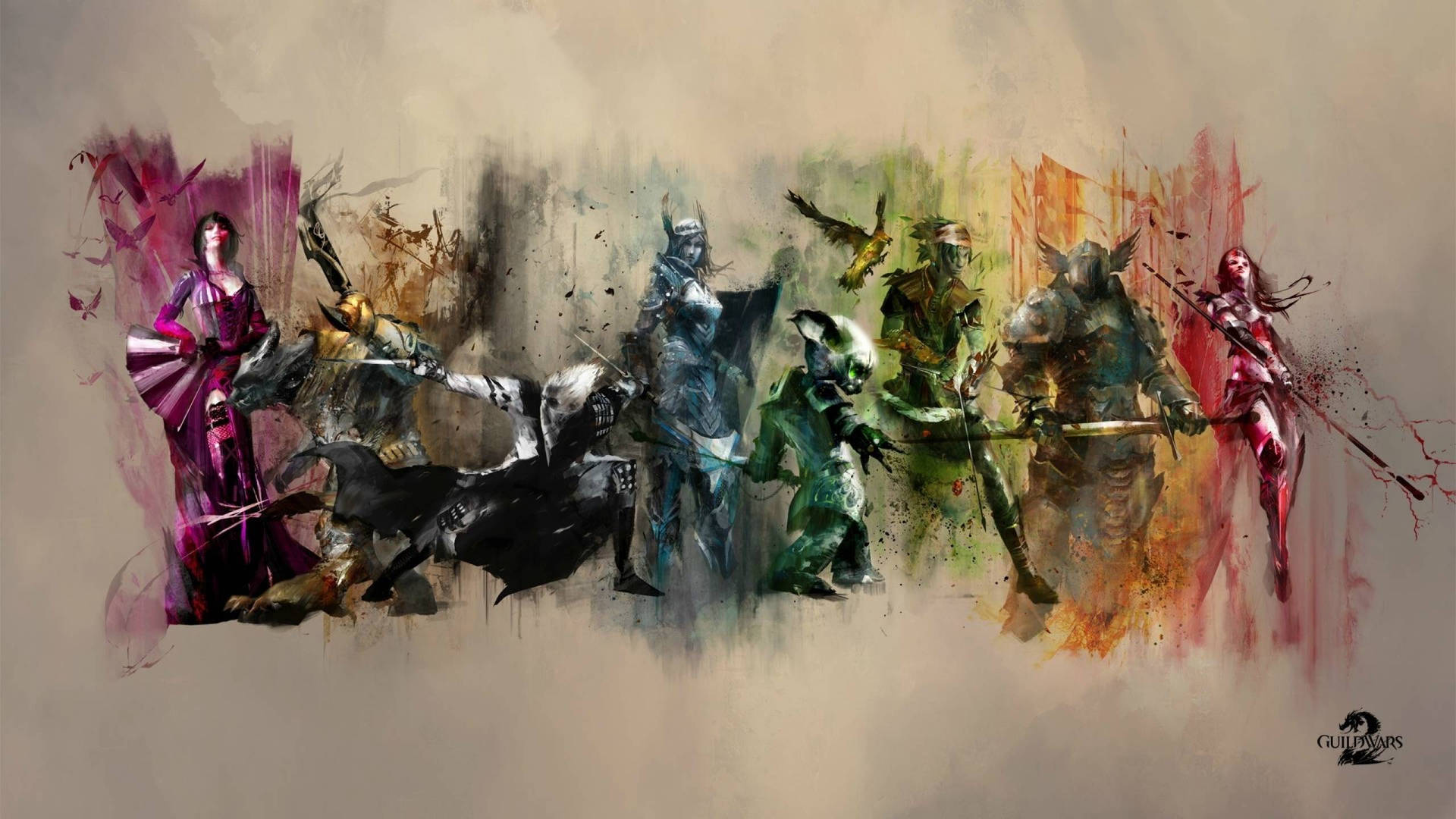 Guild Wars 2 Game Professions Background