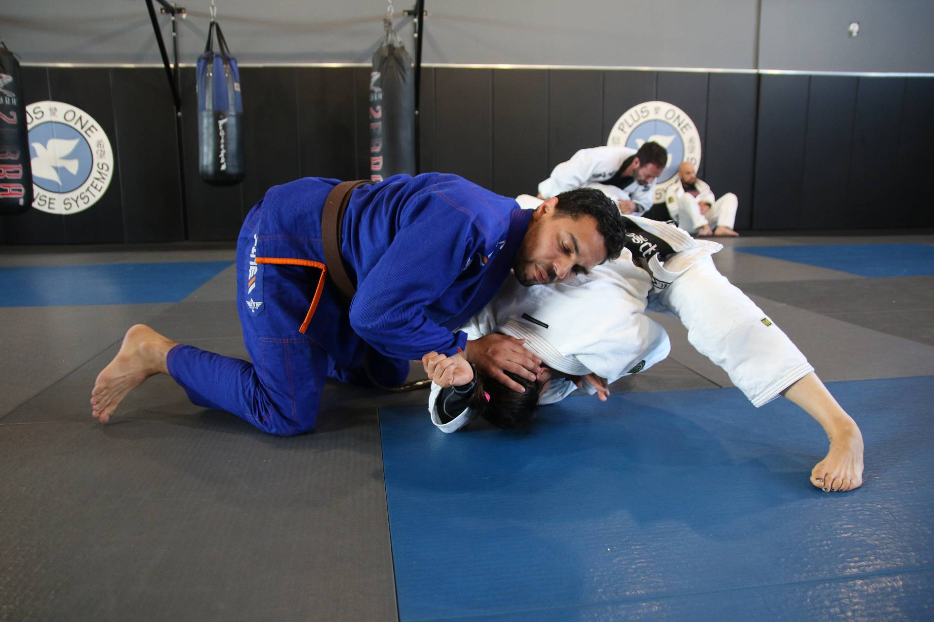 Guillotine Choke Brazilian Jiu-jitsu Background