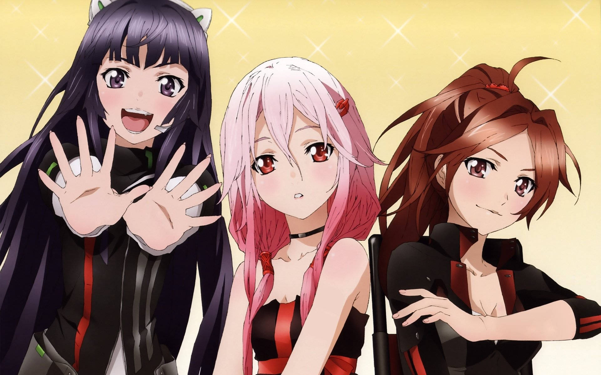 Guilty Crown Girl Characters Background