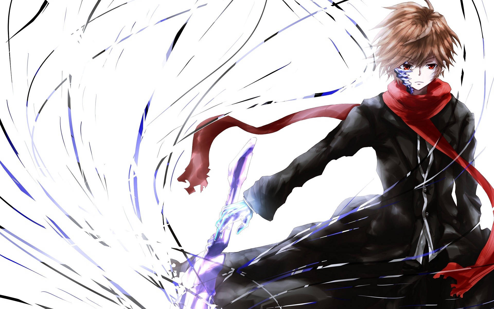 Guilty Crown Red-eyed Shuu Background