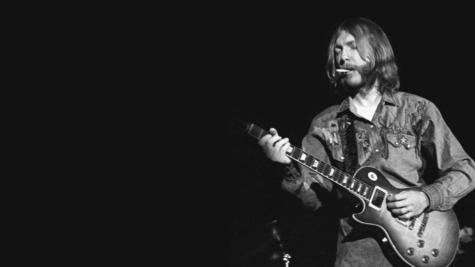 Guitarist Duane Allman Of Allman Brothers Band