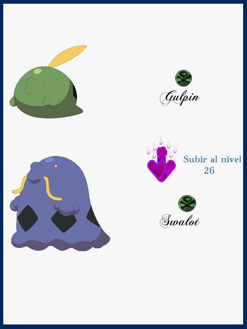 Gulpin And Swalot With Labels