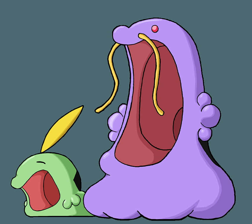 Gulpin And Swalot Yawning Background