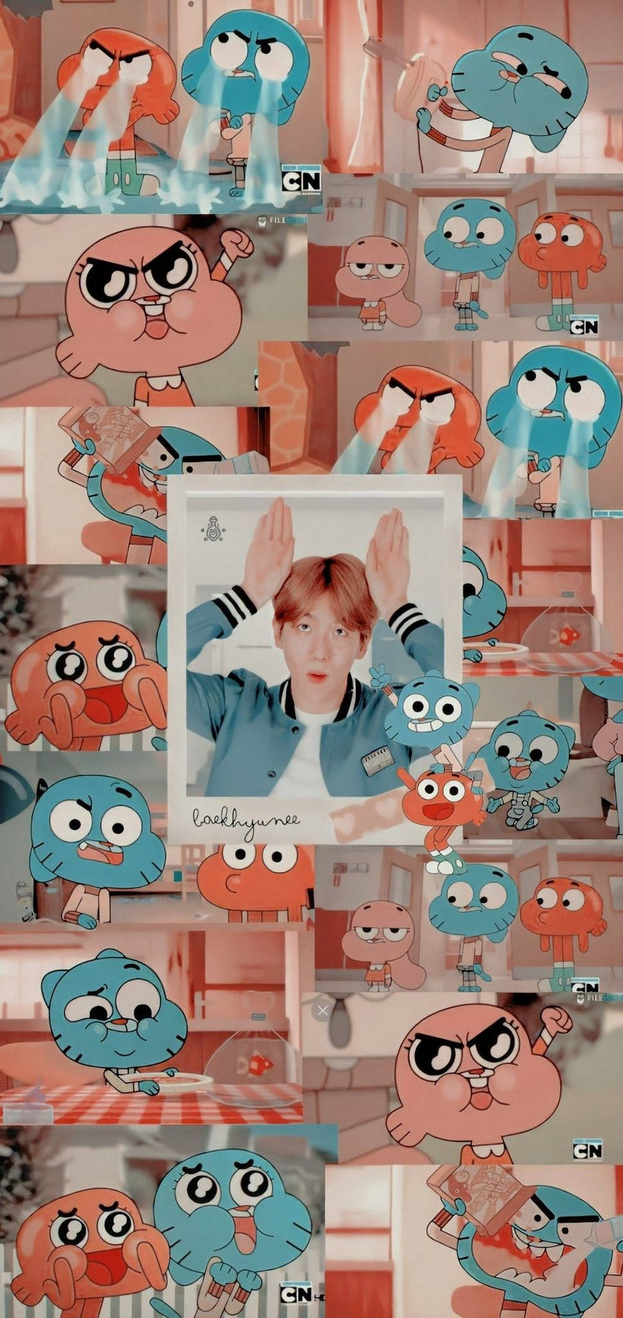 Gumball Anais Baekhyun Aesthetic Background