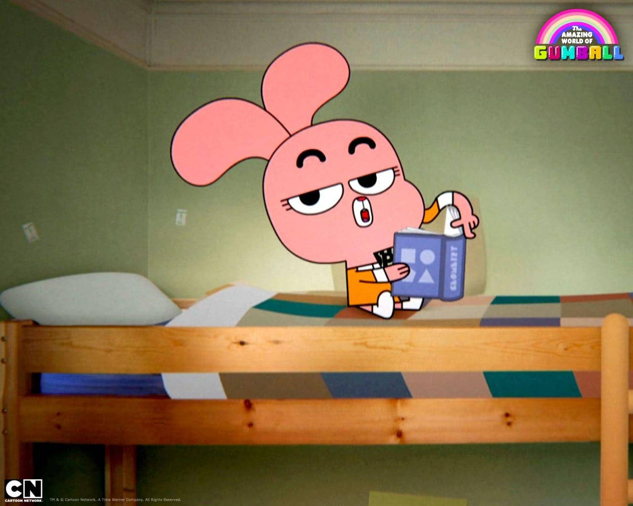 Gumball Anais Bed Background