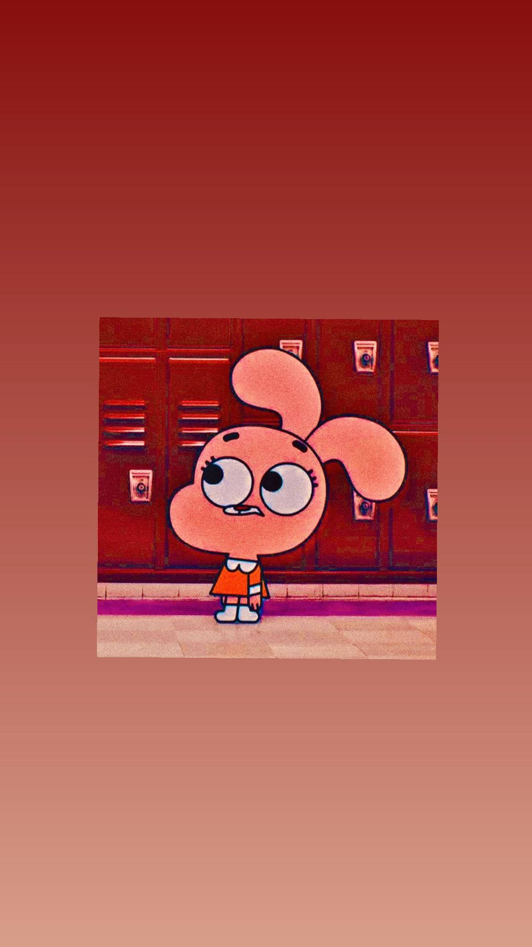 Gumball Anais Brown Aesthetic Background